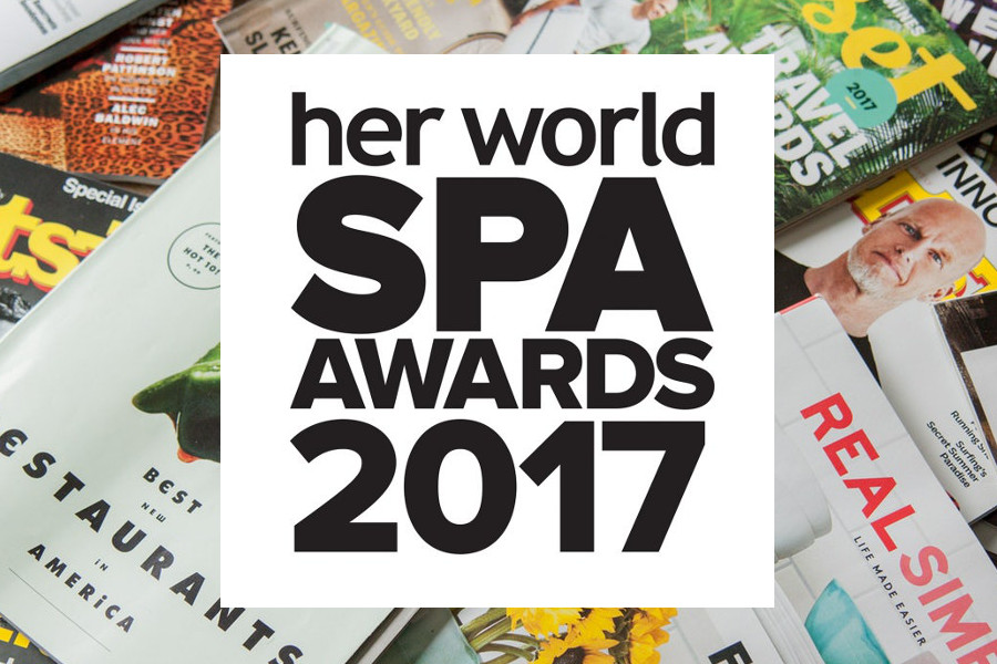 her world spa award banner