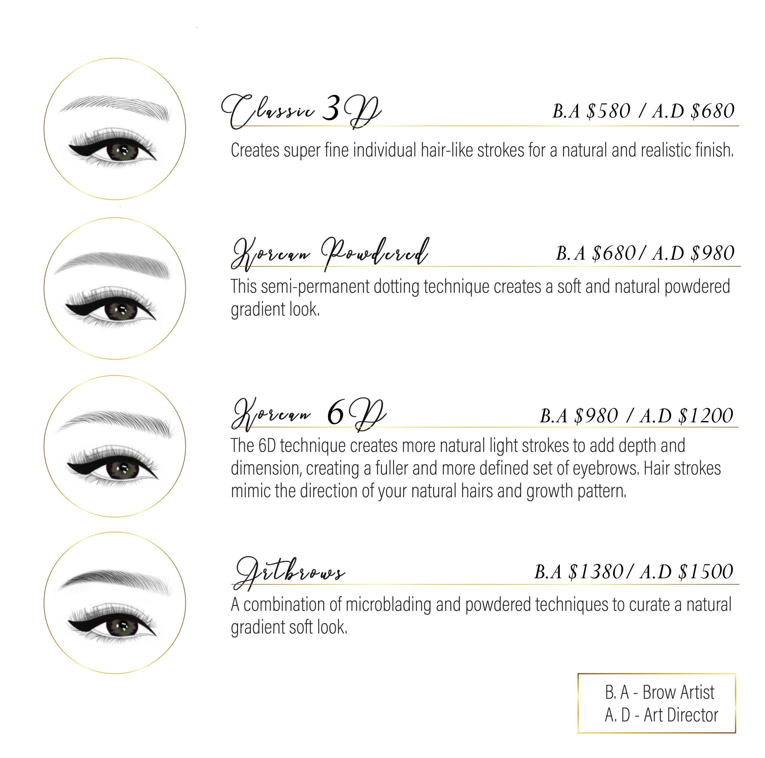 Eyebrow embroidery treatment 04 04